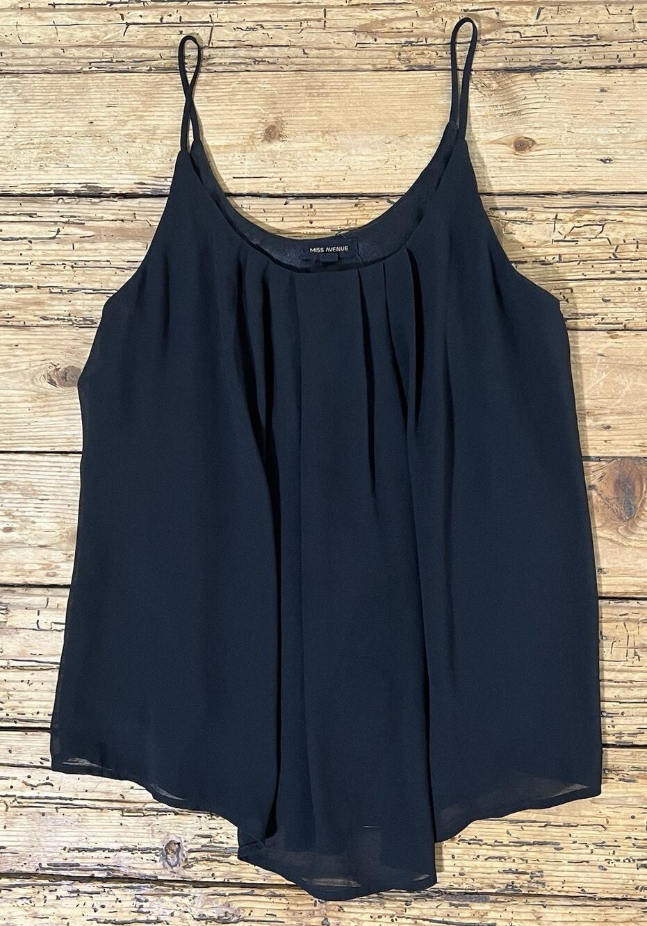 Miss Avenue Women’s Size S Black Camisole